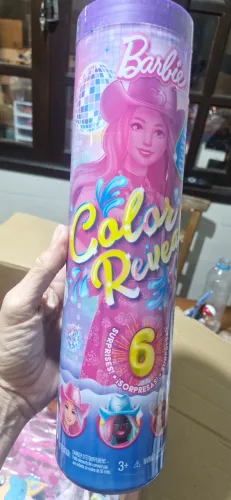 Boneca Barbie Color Reveal com 6 surpresas nova 