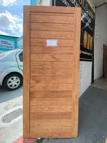 PROMOÇÃO - PORTA DE MADEIRA MACIÇA ANGELIM