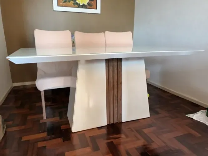 Mesa de jantar retangular