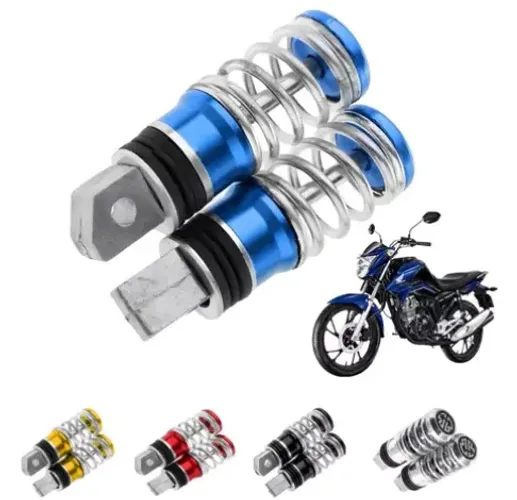 Par de Pedaleiras de Mola Esportiva Para Bicicleta Elétrica Moto Bike Carona Pedal z948 d
