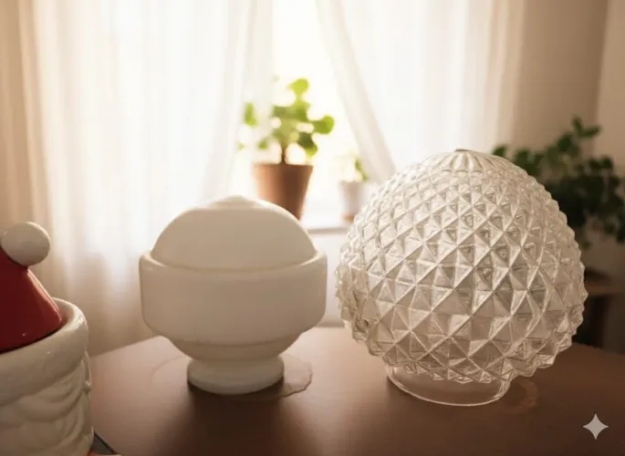 Abajures de vidro ideal para sua casa 