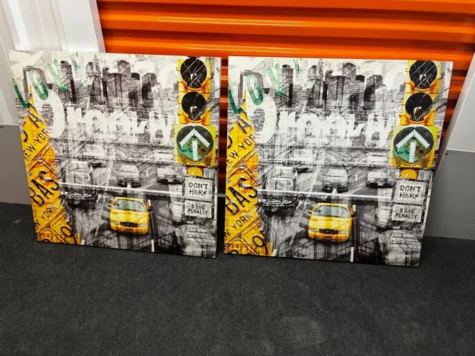 2 Quadros Decorativos em canvas