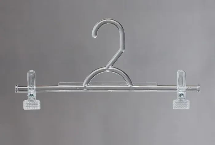 Cabides Acrílico Modelo Saia Calça+presilhas Transparente