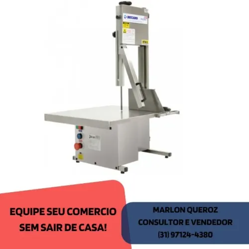 Serra Fita Beccaro De Bancada toda inox bivolt Profissional