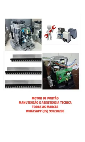 Manutenção e reparação de motores de portão, consertamos no local