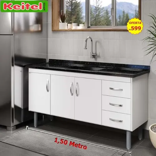 Balcão de Pia 1,50 Metro