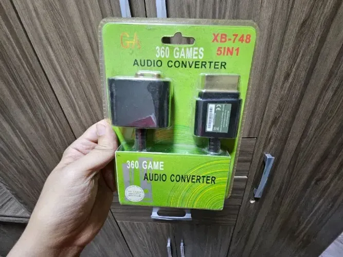 cabo audio converter 5in1 30 cm para xbox 360