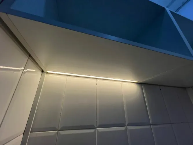 Móvel nicho Branco com Led