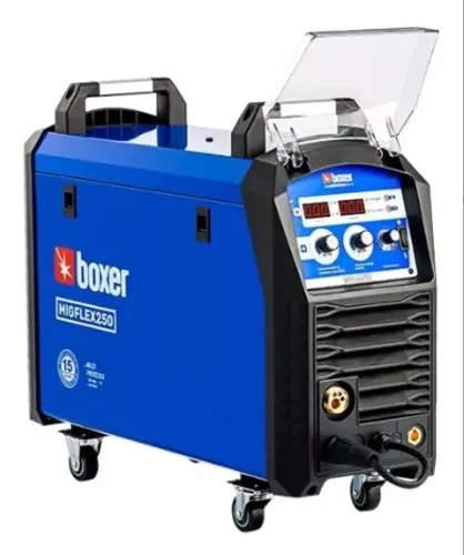 Maquina Solda Inversora Eletrodo Mig Tig Migflex 250 Boxer Cor Azul 220V