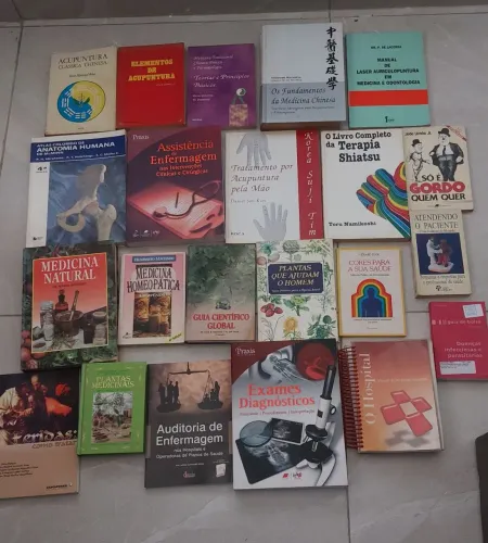 Livros de Medicina - Diversos temas e autores