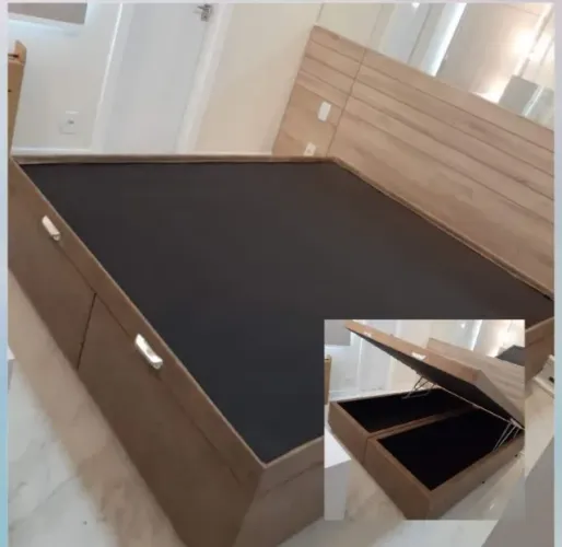 Cama Queen size Bau