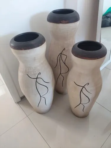 Conjunto de Vasos decorativos