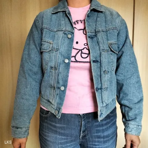 Jaqueta Jeans feminina Fiorucci usada 