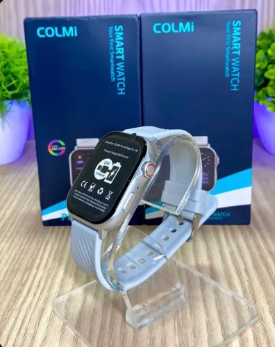 LEIA A DESCRIÇÃO COMPLETA Smartwatch com Tela AMOLED GPS integrado resistente à água 1 ATM