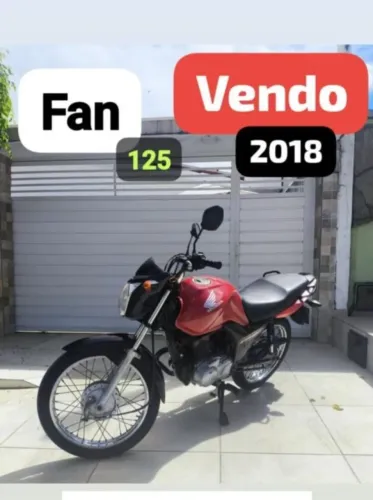 VENDO CG125/2018 COM PARTIDA ELÉTRICA 