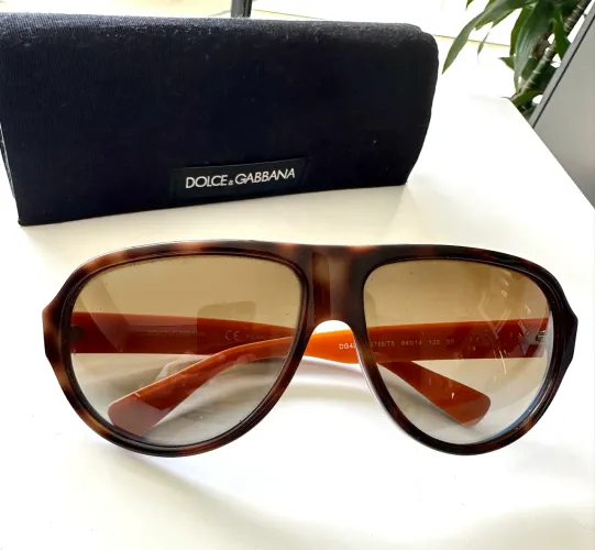 Óculos Dolce & Gabbana DG4204 Polarizado Original Aviador