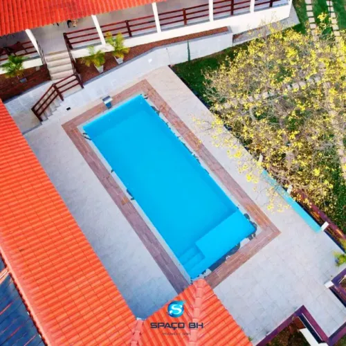 Piscina de fibra 10.80 x 4.10 x 1.40 ate 1.70 de profundidade! Spaço BH Piscinas