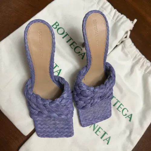 Sandália Bottega Veneta Twisted Intrecciato Lilás
