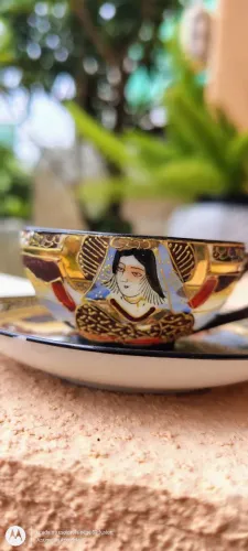 Jogo de chá Porcelana Satsuma