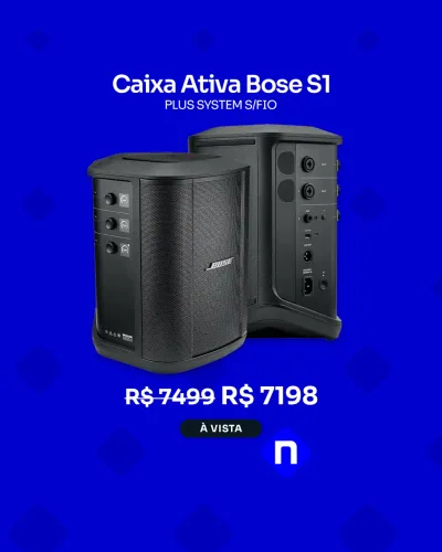Bose S1 Pro+ Lacrada - Com Garantia - Entrega Rápida em Fortaleza