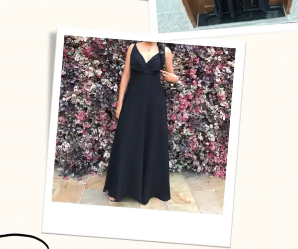 Vestido de festa preto - M R$100