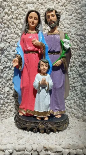 Imagem sagrada família 43 cm