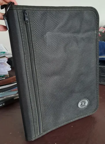 Fichário universitário escolar zíper ACP - Novo! 