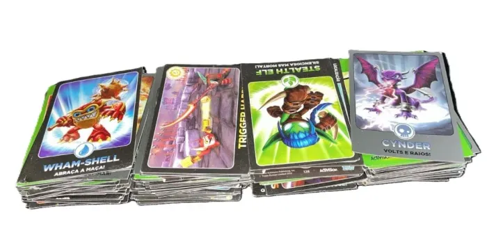 Lote Com 198 Cards Skylanders Card Game