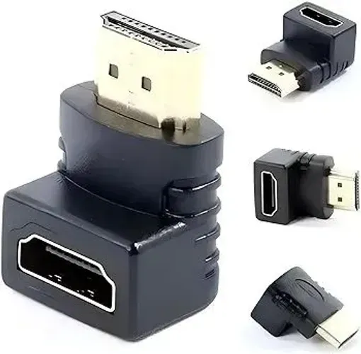Adaptador HDMI Fêmea para Macho 90 Graus