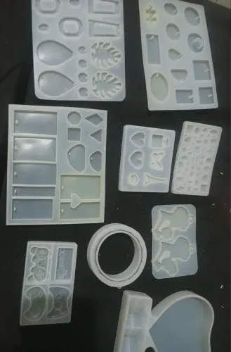 Moldes de silicone pra artesanato resina
