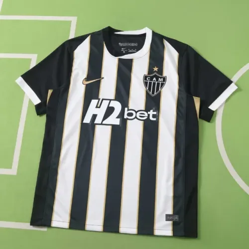 Camisa Atlético Mineiro I 26/27 - Torcedor Masculina - Preta e Branca (Pronta Entrega)