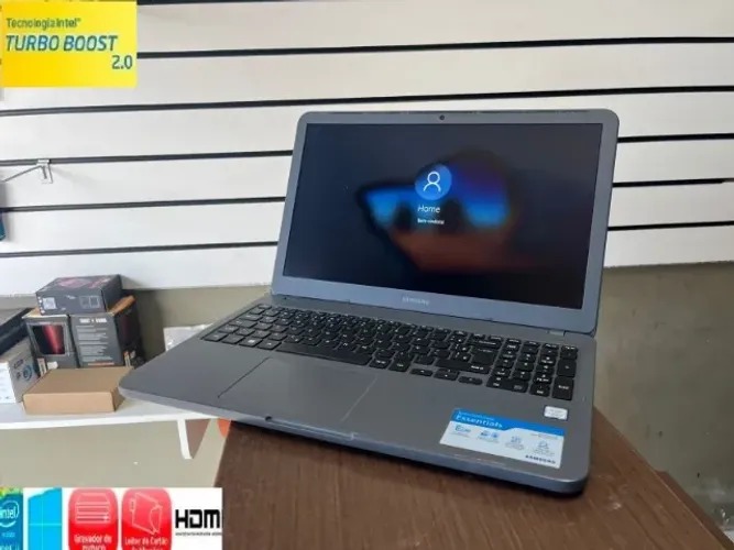  Notebook Samsung Np550x | Core i3 7ª + 4 Ram HD 1TB |Tela Slim 15.6 Polegadas