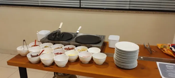 Crepeira a gás muito inteira