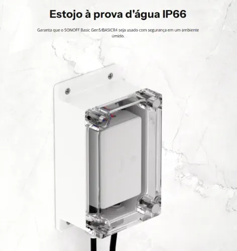 Caixa Impermeável IP66 p/ Sonoff | Proteção Externa WiFi (BASIC R2/R4)
