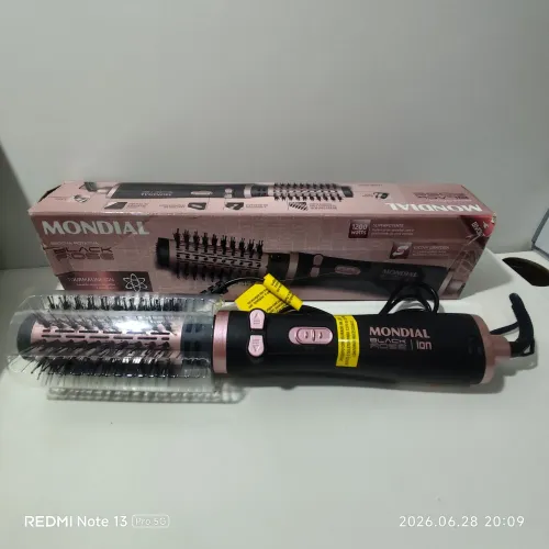 Escova Rotativa Mundial Black Rose ion