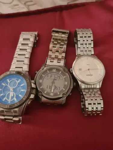 Relógio orient technos e guamer
