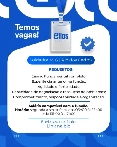 Soldador MIG | Rio dos Cedros