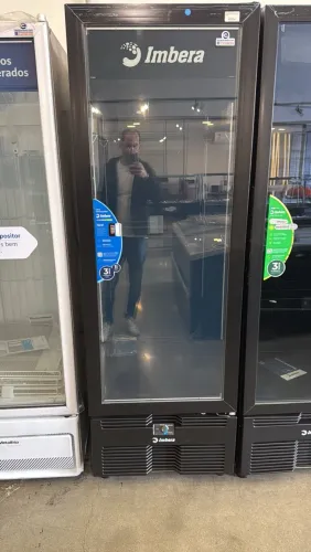 Freezer vertical porta vidro 600 litros tripla ação Novo
