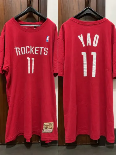 Camiseta Houston Rockets Mitchell and ness