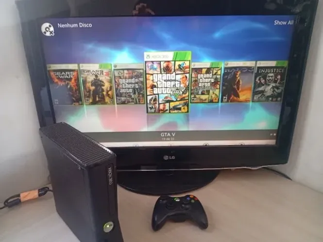 XBOX 360 DESTRAVADO 500gb com 53 jogos Instalados