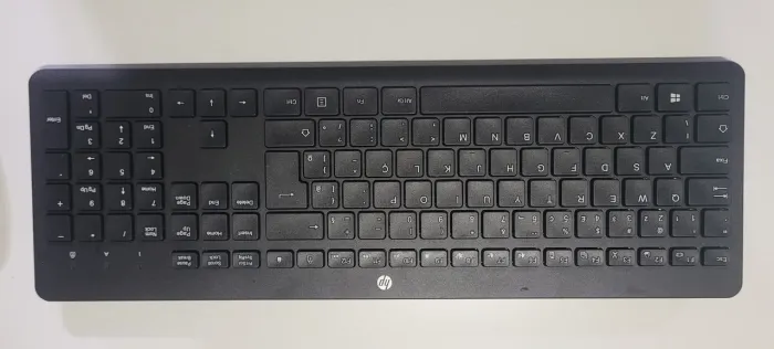 Kit mouse e teclado HP