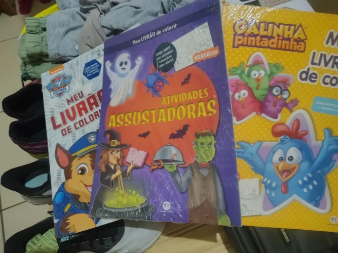 Livrão-Tapete para colorir