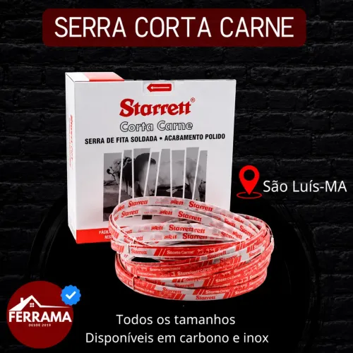 SERRA FITA CORTA CARNE STARRET (INOX OU CARBONO)