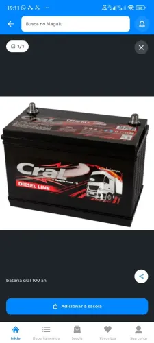 BATERIA CRAL 100A