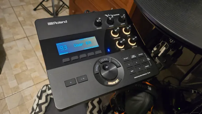 Módulo Roland TD-27 Bateria Roland Td27kv + Multi-Cabo