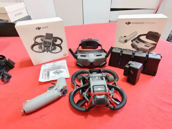 Dji avata, óculo íntegra e motion