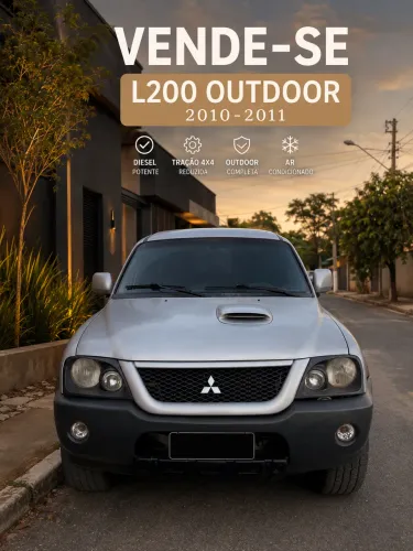 Mitsubishi L200 Outdoor GLS 2.5 4X4 CD TDI Diesel 2011