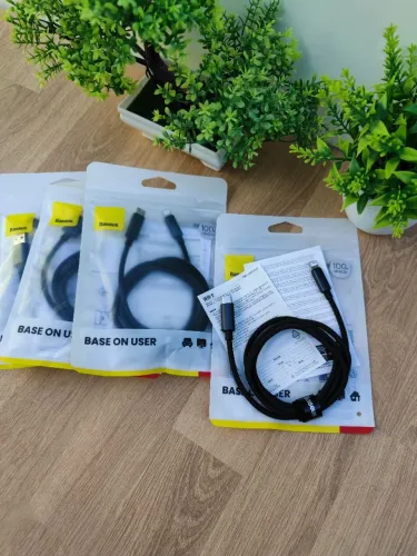 Cabo fonte e carregadores Essager e Baseus