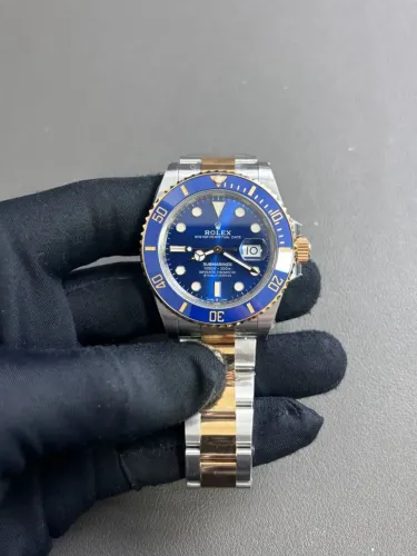 Relógio Rolex Submariner Misto Bluesy 41 Milímetros Two Tone