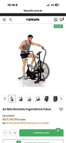 Air bike Crossfit 